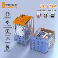 Relais électromagnétique LANBOO pour armoires de commande électriques, 8 broches, construction de qualité industrielle, commutation de signal fiable