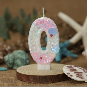 Número vela de feliz cumpleaños niñas lazo rosa brillo Bowknot pastel Topper decoraciones para boda aniversario princesa fiesta temática - Product Image 1