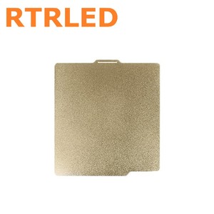 Placa de Construcción de Doble Cara con Recubrimiento de Polvo <span class=keywords><strong>PEI</strong></span> Texturizado para Impresora 3D Bambu Lab H2D/H2S, Lámina de Acero Flexible Dorada y Negra - Product Image 3