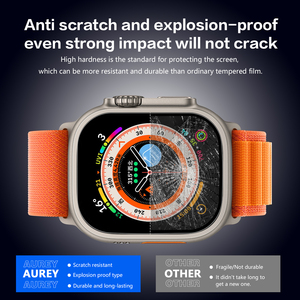 Film de protection de montre personnalisé à couverture complète pour montre intelligente Housse de protection d'écran en <span class=keywords><strong>hydrogel</strong></span> avec plateau d'installation - Product Image 5