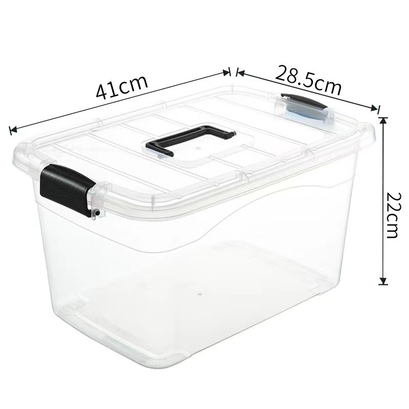 Transparent wide handle, 18L 41*28.5*22cm