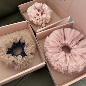 ชุดคอร์นเช็คบัลเล่ต์สไตล์เ<span class=keywords><strong>จ</strong></span>้าหญิงทำมือมัดผมขนาดใหญ่ผ้าลูกไม้งานฝีมือฝรั่งเศสแบบหนาทำด้วยมือประกอบด้วยหงส์สาวสำหรับผู้หญิง - Product Image 3