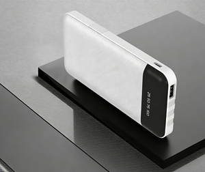 Banco <span class=keywords><strong>de</strong></span> Energía Portátil <span class=keywords><strong>de</strong></span> 10000mAh con Cables Integrados y Soporte para Teléfono, Cargador Portátil con 4 Salidas y Pantalla LED - Product Image 5