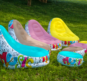 Nuevo Sofá Inflable Lazy Color, Sofá Plegable con Revestimiento Flocado, Sofá Cama Inflable Rápido, Uso Interior y Exterior - Product Image 1