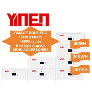 แบตเตอรี่ลิเธียมแบบชาร์จไฟได้ 25.6v 48v 51.2v 100ah 200ah 300ah Lifepo4 แบตเตอรี่ลิเธียมไอออนสําหรับระบบพลังงานแสงอาทิตย์