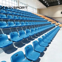 Siège portable pour gradins de stade extérieur, chaise de camping pour équipe avec dossier pour événements sportifs