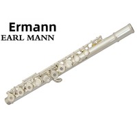 Activity-[Flute] Elman Earl Mann Professional Silver Plated White Copper C-tune 16-hole Open Flute with High-grade Bags