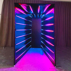 360 Inflatable <b>Photo</b> Booth Backdrop Transparent <b>Glass</b> Led Inflatable <b>Cube</b> <b>Photo</b> Booth Tent Photobooth - Product Image 3