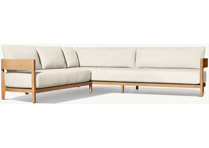 Canapé en teck <span class=keywords><strong>de</strong></span> style modulaire en forme <span class=keywords><strong>de</strong></span> L, vente chaude, meubles <span class=keywords><strong>de</strong></span> <span class=keywords><strong>jardin</strong></span> en <span class=keywords><strong>bois</strong></span> massif - Product Image 3