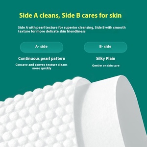 Serviette de <span class=keywords><strong>visage</strong></span> jetable 100% coton Lingettes nettoyantes pour le <span class=keywords><strong>visage</strong></span> pour les soins de la peau Serviette faciale douce et retirable - Product Image 4