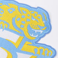 Bon prix Écusson de broderie d'animal tigre grands patchs de broderie personnalisés au fer sur les vêtements