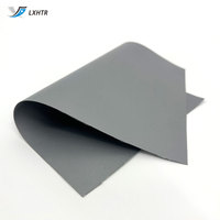 Tissu en fibre de verre ignifuge industriel, tissu d'isolation thermique, enduit de silicone