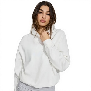 Nouveau style 2026 – Sweat à capuche stylé pour femme, séchage rapide, finition délavée, prêt pour l'automne/hiver, en polyester/coton - Product Image 1