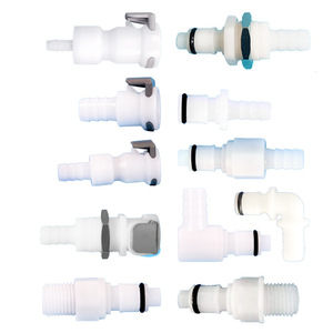 JU Collection AP Series Plastic <b>Quick</b> Connect Couplings 6.4-10mm For Rubber Hose Auto <b>Connectors</b> - Product Image 1