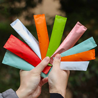 Sachets individuels personnalisés de 5g et 10g pour poudre en stick, emballage individuel pour suppléments sportifs, sachets Mylar thermosoudés pour le stockage alimentaire