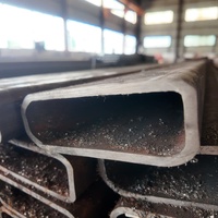 Tube rectangulaire profilé EN à dimensions de formage stables, pour grandes structures en acier de bâtiments, supports de véhicules d'ingénierie