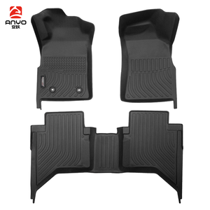 Heavy Duty Deep Dish Matting 3D Tpe Floor Liners Bandeja Alfombras <span class=keywords><strong>4X4</strong></span> Pickup Trucks Rhd Alfombrillas de goma para Toyota Hilux Vigo Floor Mats - Product Image 2