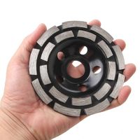 Disque de meulage diamanté 125/180 mm pour béton, pierre et ciment - Disque de meulage et de polissage pour meuleuse d'angle