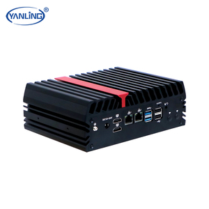 Nouveau mini PC industriel sans ventilateur embarqué R2314 DDR4 avec double LAN, WiFi 6 4G/5G, ports COM, Watchdog, passerelle IoT, pare-feu Nano-N332F - Product Image 1