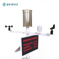 Enregistreur de données météo extérieur standard Station météo numérique Rs485/analogique avec jauge de pluie PM2.5 divers capteurs