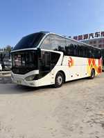 Bus diesel d'occasion à 46 places, double étage, composants essentiels fiables, bus de haute qualité à vendre