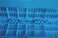 Grande boîte de rangement logistique pliable en maille PP avec caisse recyclable
