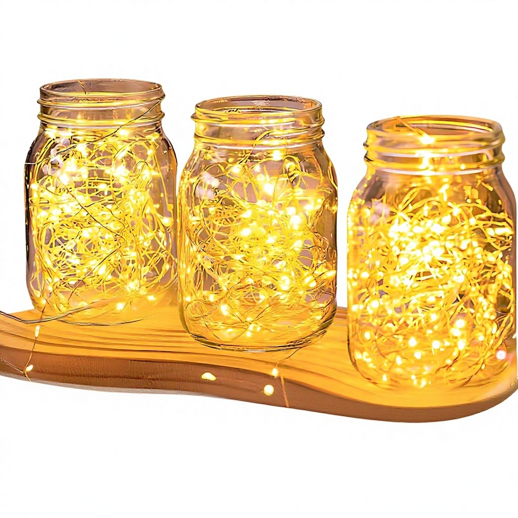 20 Pack Waterproof LED Fairy Lights 2700K Soft Warm White Battery Operated 7FT Length Blinking Feature Mason Jar Style Christmas