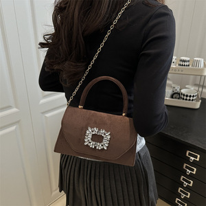 Nuova Borsa a Tracolla Quadrata Media Elegante e alla Moda, Semplice e Popolare, Primavera 2026, con Tracolla Singola, Casual, da <span class=keywords><strong>Donna</strong></span> - Product Image 2