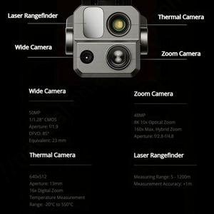 Autel EVO MAX 4T คะแนน IP43กันน้ำได้ทำแผนที่ความร้อนกล้องโดรน autel EVO MAX 4T ป้องกันสัญญาณรบกวน dron Quadcopter - Product Image 4