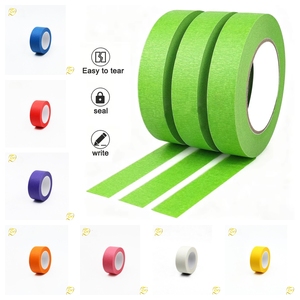 Ruban de masquage vert pour peintres, idéal pour la peinture des murs, l'emballage, l'automobile, l'intérieur et l'extérieur - Product Image 2