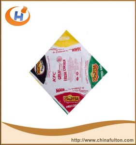 Custom Printed Nonstick <b>Greaseproof</b> Biodegradable 100% Virgin Wood Pulp Single-Sided Burger <b>Paper</b> Coated for Sandwich Bread Food - Product Image 3