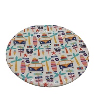 Assiettes en mélamine de taille personnalisée 100%, impression personnalisée, vente en gros, assiettes en mélamine lavables au lave-vaisselle, ensemble d'assiettes à salade en mélamine
