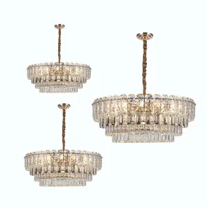 New product indoor decoration lighting crystal modern led chandelier