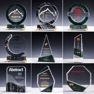 Cheap Wholesale Blank <b>Trophy</b> Custom 3D Glass <b>Trophies</b> Personalized <b>Engraved</b> Crystal Awards - Product Image 2