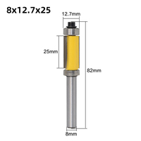 Brocas de Fresado de Carburo de 8 mm para Trabajar la Madera, Brocas de Recorte al Ras, Cortador de Madera, Herramientas de Mecanizado CNC para Carpintero