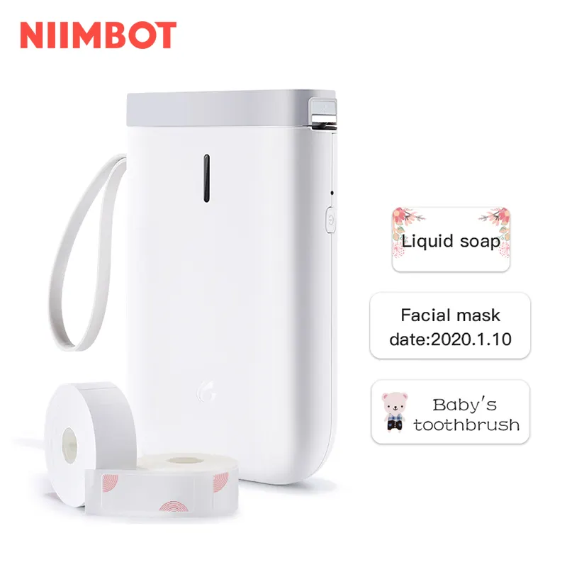 NiiMbot barcode portable mini connected thermal label printer for Household Kitchen Appliance