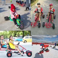 Quad Bike Bicyclette à quatre roues non motorisée utilisée sur la glace et sur d'autres terrains pour enfants et adultes