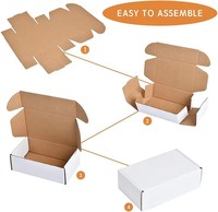 Carpeta Plegable de Papel Recubierto Hecha a Mano, Moderna y de Lujo, con Laminado Mate y Grabado en Relieve para Empaque de Calcetines de Piel