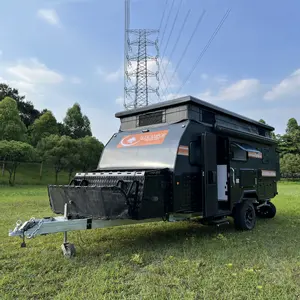 Caravan ibrido Pop-Top da 15 piedi fuoristrada più venduto con letto di dimensioni estensibili