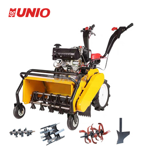 Desbrozadora Multifuncional de Gasolina Portátil con Funciones de Deshierbe, Extracción de Raíces, Corte de Césped y Labranza Giratoria - Product Image 1