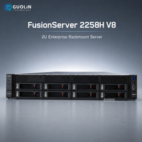 Serveur FusionServer 2258H V8 2U pour le hébergement Web et les bureaux SMB, montable en rack