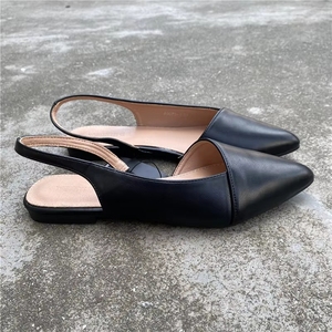 Sandalias Planas <span class=keywords><strong>de</strong></span> PU con Tira Trasera para <span class=keywords><strong>Mujer</strong></span>, al por Mayor |   <span class=keywords><strong>Zapatos</strong></span> Formales <span class=keywords><strong>de</strong></span> Oficina con Punta en Pico, Elegantes y Casuales - Product Image 5