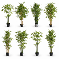 Plante artificielle en bambou, faux arbre, feuillage luxuriant, verdure, pour restaurants, cafés, centres de villégiature, événements, décoration, fournisseur en gros