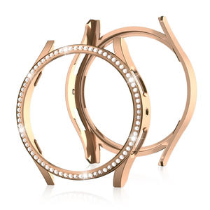 Funda Protectora de PC+Diamantes para <span class=keywords><strong>Samsung</strong></span> Galaxy <span class=keywords><strong>Watch</strong></span> 7 FE 40/44mm 47mm, Carcasa Protectora para Reloj Inteligente <span class=keywords><strong>Watch</strong></span> 7 Ultra - Product Image 2