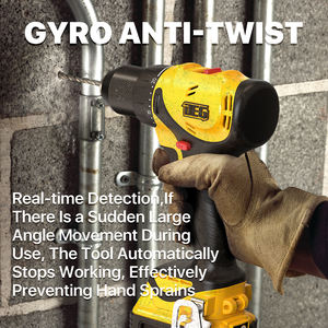 DEGLASERS Perceuses électriques professionnelles d'usine 12V alimentées par une batterie Li-ion rechargeable Perceuse électrique à moteur sans balais sans fil - Product Image 2