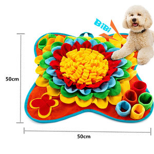 Tappetino Traspirante in Pelliccia Artificiale per Addestramento <span class=keywords><strong>Cani</strong></span>, Quadrato Solido per Stimolazione Olfattiva e Alimentazione Lenta - Product Image 2