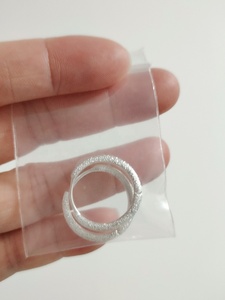 Boucles d'oreilles créoles classiques en argent sterling 925, plaquées or blanc 14 carats, cadeau pour femme - Product Image 3