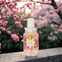Extrait original de fleur de cerisier pétale parfum longue durée hydratant nourrissant peau nettoyant doux gel douche nettoyant pour le corps