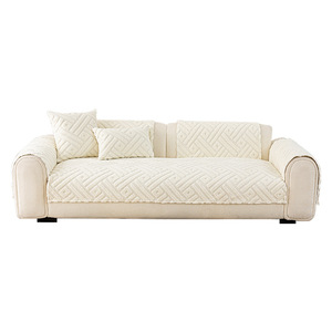 Cojín de Sofá Skcloud Velvet Comfort, Tipo Antideslizante, Funda de Asiento de Felpa Suave Cremosa, Uso General - Product Image 4