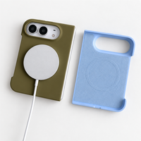 Coque de protection avant en silicone doux au toucher avec aimant pour iPhone Duo, finition mate, personnalisable avec logo – Fournisseur de coques de téléphone mobiles
